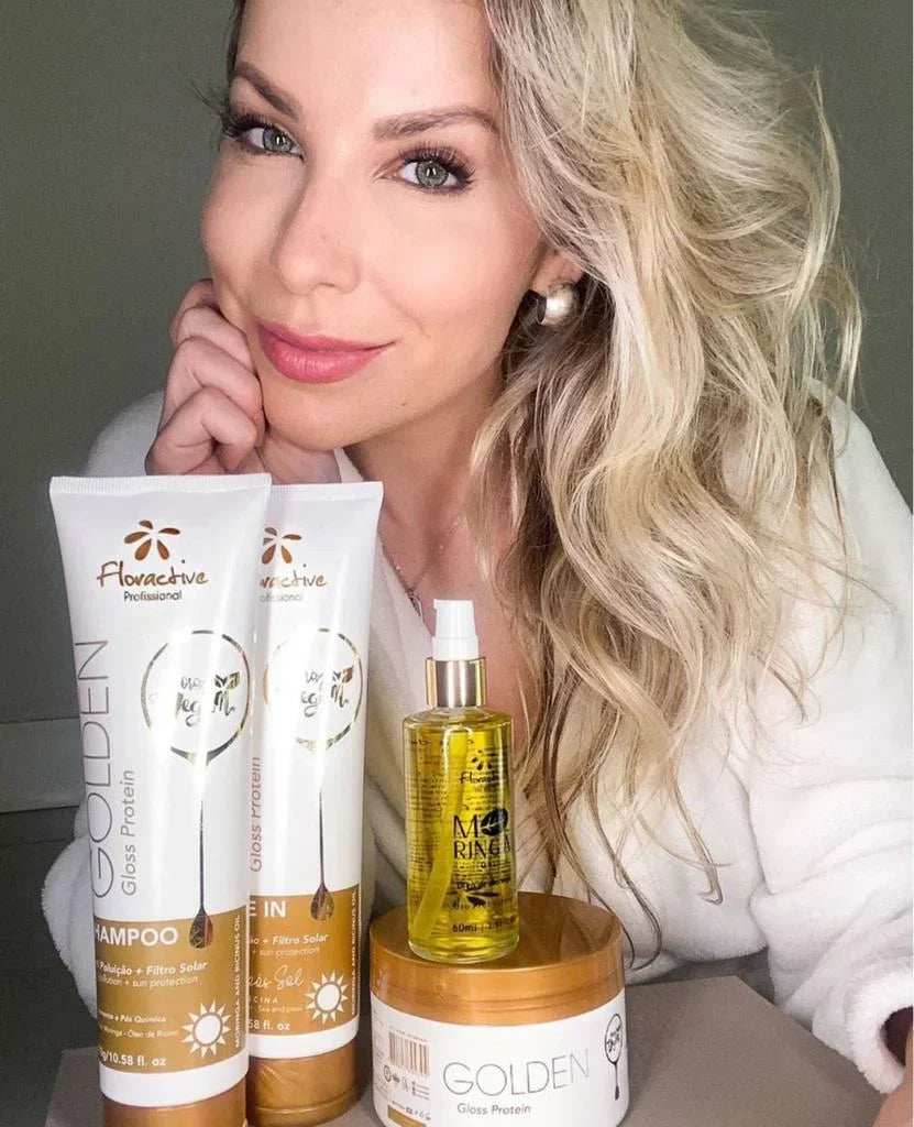 Shampoo Golden Gloss Protein 300ml — imagen 3