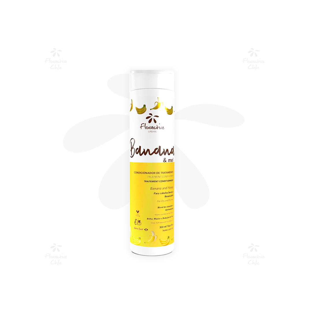 Acondicionador Banana y Miel para cabellos secos y porosos 300ml