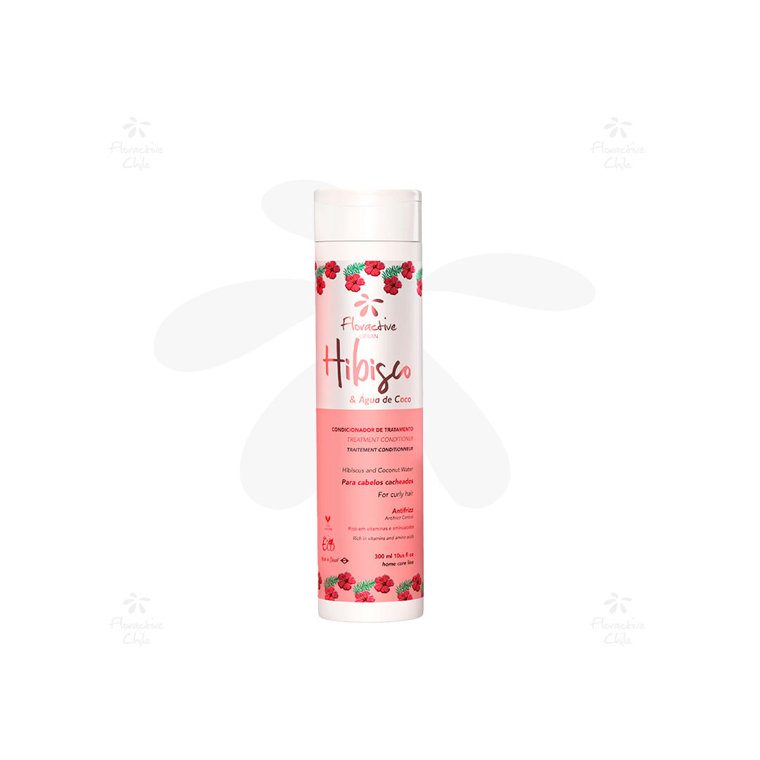 Acondicionador Hibisco & Agua de Coco 300ml para cabellos ondulados